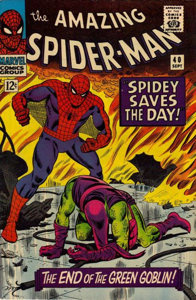Cover for The Amazing Spider-Man (Marvel, 1963 series) #40 [Regular Edition]