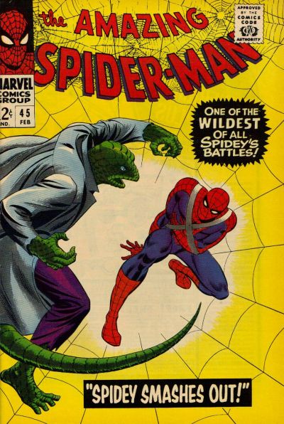 Cover for The Amazing Spider-Man (Marvel, 1963 series) #45 [Regular Edition]