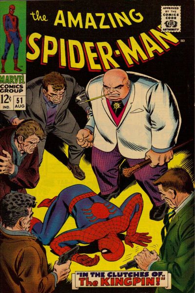 Cover for The Amazing Spider-Man (Marvel, 1963 series) #51 [Regular Edition]