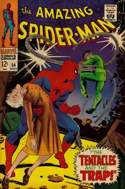 Cover for The Amazing Spider-Man (Marvel, 1963 series) #54 [Regular Edition]
