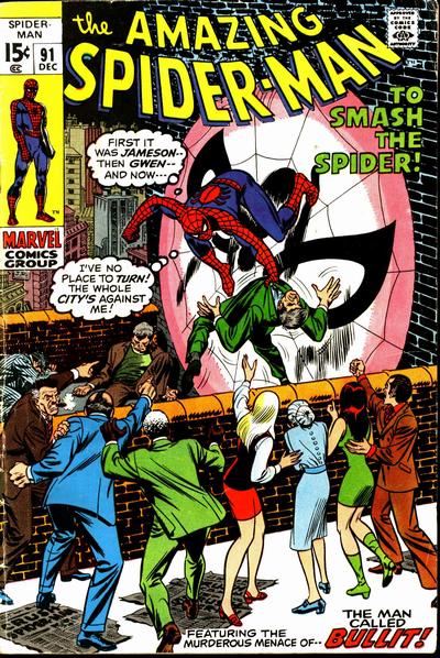 Cover for The Amazing Spider-Man (Marvel, 1963 series) #91 [Regular Edition]