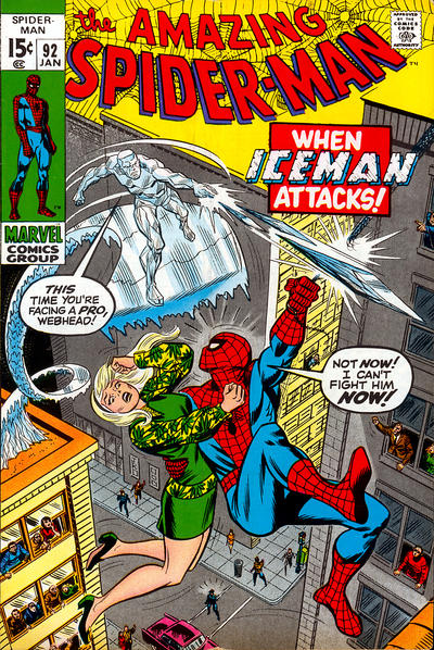 Cover for The Amazing Spider-Man (Marvel, 1963 series) #92 [Regular Edition]
