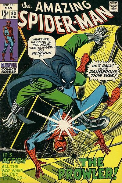 Cover for The Amazing Spider-Man (Marvel, 1963 series) #93 [Regular Edition]