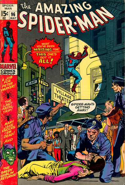 Cover for The Amazing Spider-Man (Marvel, 1963 series) #96 [Regular Edition]