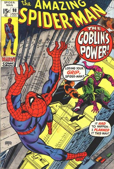 Cover for The Amazing Spider-Man (Marvel, 1963 series) #98 [Regular Edition]