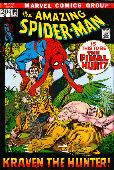 Cover for The Amazing Spider-Man (Marvel, 1963 series) #104 [Regular Edition]