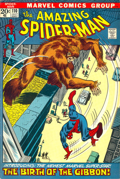 Cover for The Amazing Spider-Man (Marvel, 1963 series) #110 [Regular Edition]