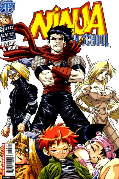 Cover for Ninja High School (Antarctic Press, 1994 series) #143