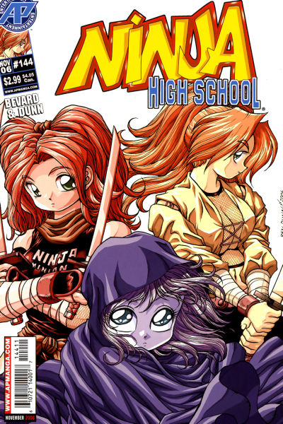 Cover for Ninja High School (Antarctic Press, 1994 series) #144