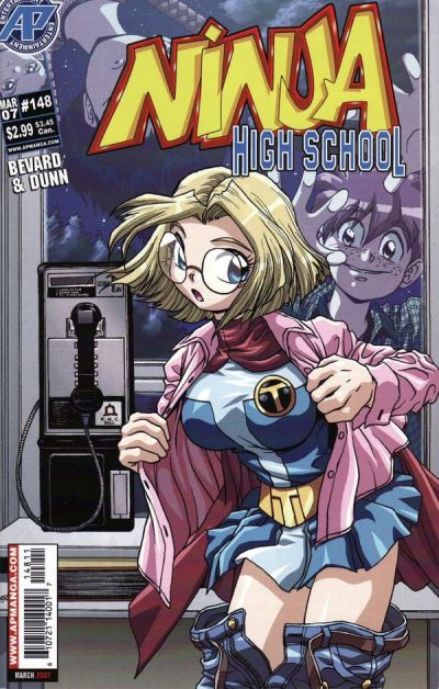 Cover for Ninja High School (Antarctic Press, 1994 series) #148