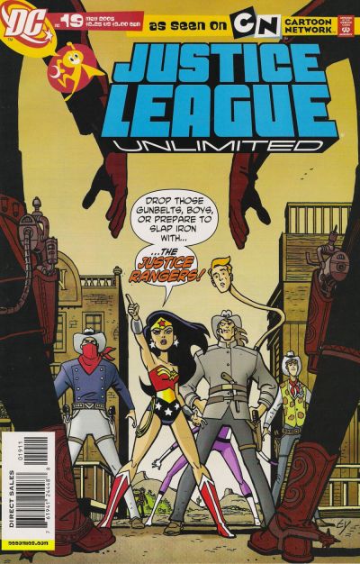 Cover for Justice League Unlimited (DC, 2004 series) #19 [Direct Sales]