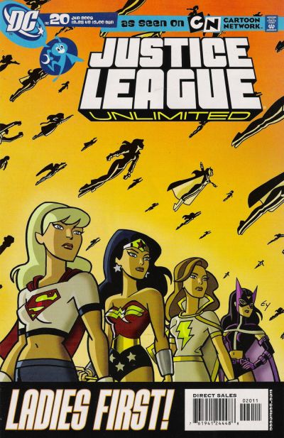Cover for Justice League Unlimited (DC, 2004 series) #20 [Direct Sales]