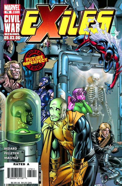 Cover for Exiles (Marvel, 2001 series) #79 [Direct Edition]