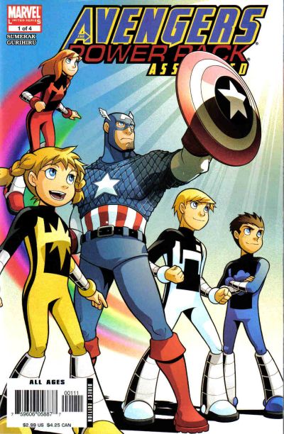 Cover for The Avengers and Power Pack Assemble! (Marvel, 2006 series) #1