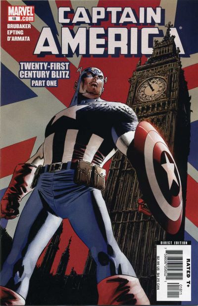 Cover for Captain America (Marvel, 2005 series) #18