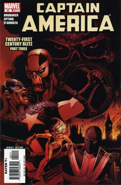 Cover for Captain America (Marvel, 2005 series) #20