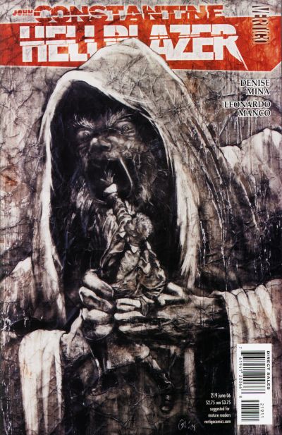 Cover for Hellblazer (DC, 1988 series) #219
