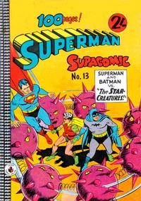 Cover Thumbnail for Superman Supacomic (K. G. Murray, 1959 series) #13
