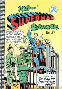 Cover Thumbnail for Superman Supacomic (K. G. Murray, 1959 series) #27