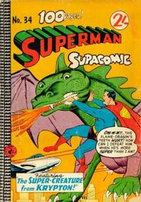 Cover Thumbnail for Superman Supacomic (K. G. Murray, 1959 series) #34