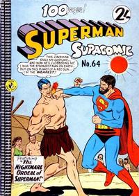 Cover Thumbnail for Superman Supacomic (K. G. Murray, 1959 series) #64