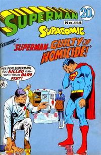 Cover Thumbnail for Superman Supacomic (K. G. Murray, 1959 series) #114