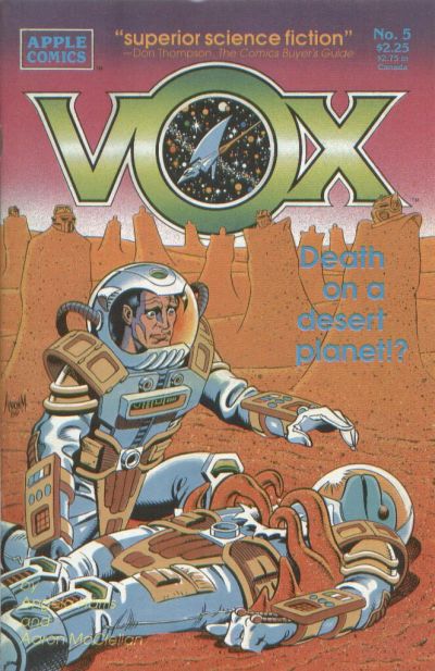Cover for Vox (Apple Press, 1989 series) #5
