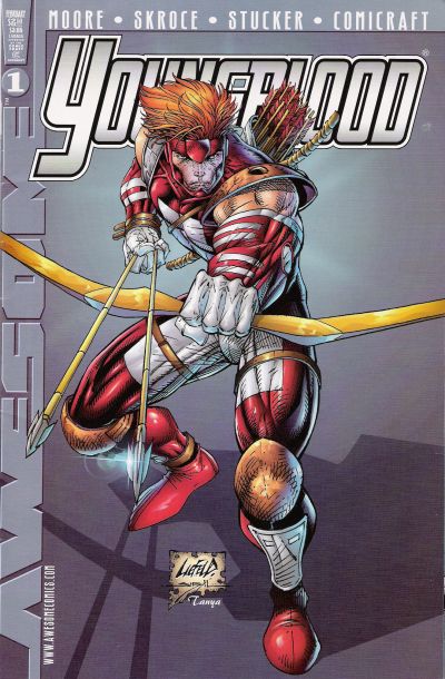 Cover for Youngblood (Awesome, 1998 series) #1 [Rob Liefeld Cover]