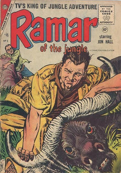 Cover for Ramar of the Jungle (Charlton, 1955 series) #5
