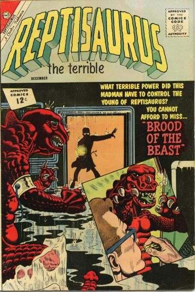 Cover for Reptisaurus (Charlton, 1962 series) #8
