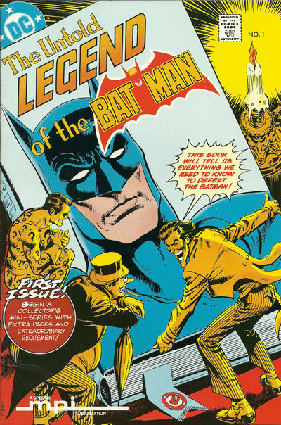 Cover for The Untold Legend of the Batman [MPI Audio Edition] (DC, 1989 series) #1 [Second Printing]