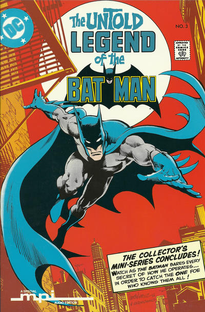 Cover for The Untold Legend of the Batman [MPI Audio Edition] (DC, 1989 series) #3