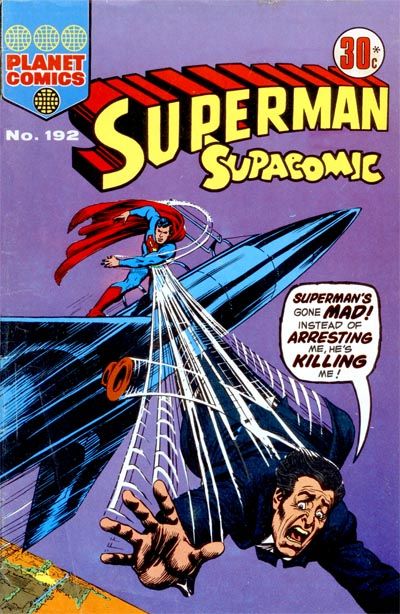 Cover for Superman Supacomic (K. G. Murray, 1959 series) #192