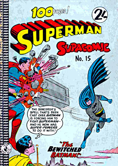 Cover for Superman Supacomic (K. G. Murray, 1959 series) #15