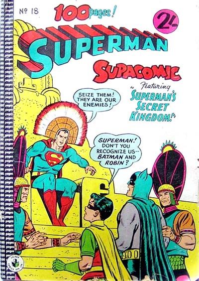 Cover for Superman Supacomic (K. G. Murray, 1959 series) #18