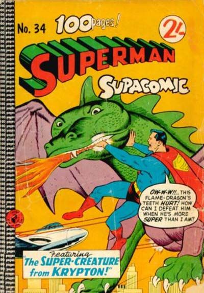 Cover for Superman Supacomic (K. G. Murray, 1959 series) #34