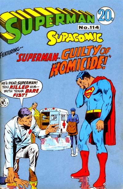 Cover for Superman Supacomic (K. G. Murray, 1959 series) #114
