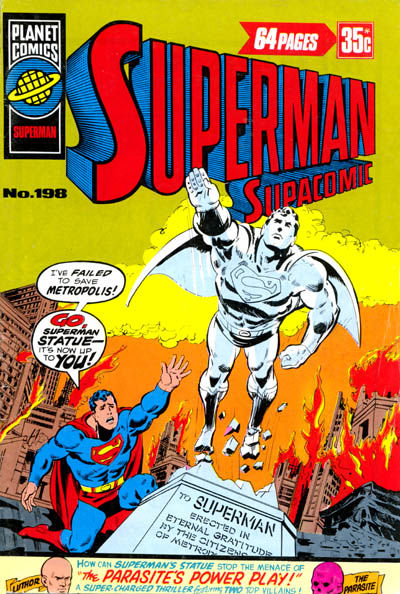 Cover for Superman Supacomic (K. G. Murray, 1959 series) #198
