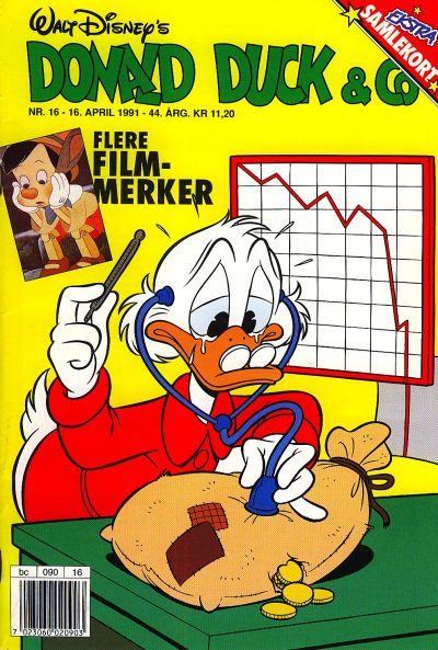 Cover for Donald Duck & Co (Hjemmet / Egmont, 1948 series) #16/1991