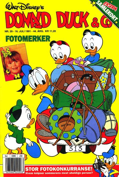 Cover for Donald Duck & Co (Hjemmet / Egmont, 1948 series) #29/1991