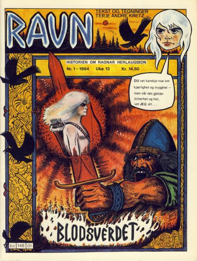 Cover for Ravn (Bladkompaniet / Schibsted, 1984 series) #1/1984