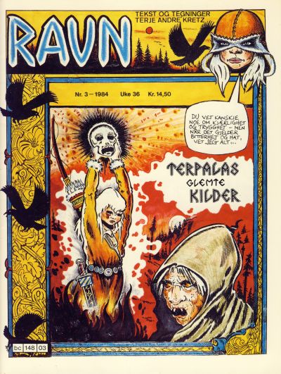 Cover for Ravn (Bladkompaniet / Schibsted, 1984 series) #3/1984