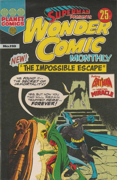 Cover for Superman Presents Wonder Comic Monthly (K. G. Murray, 1965 ? series) #118