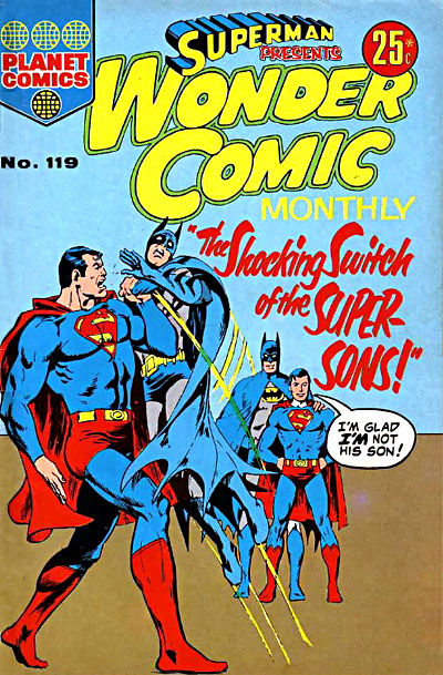 Cover for Superman Presents Wonder Comic Monthly (K. G. Murray, 1965 ? series) #119