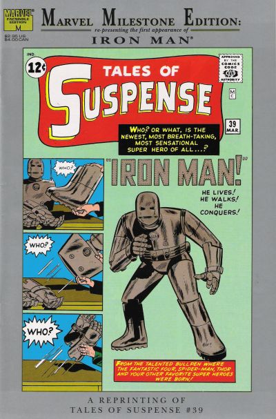 Cover for Marvel Milestone Edition: Tales of Suspense #39 (Marvel, 1994 series) [Second Print]