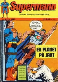 Cover Thumbnail for Supermann (Illustrerte Klassikere / Williams Forlag, 1969 series) #8/1972