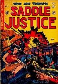 Cover Thumbnail for Saddle Justice (Superior, 1948 series) #7