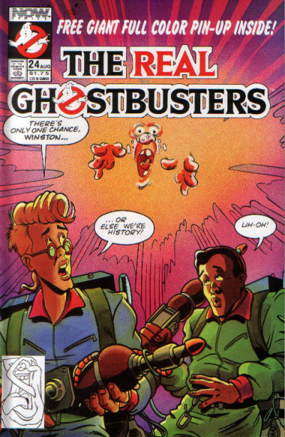 Cover for The Real Ghostbusters (Now, 1988 series) #24 [Direct]
