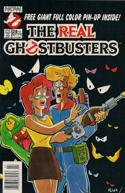 Cover for The Real Ghostbusters (Now, 1988 series) #28 [Newsstand]