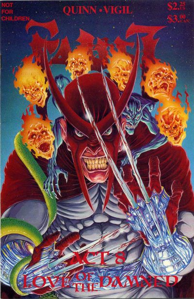 Cover for Faust (Rebel Studios, 1991 series) #8 [First Printing]
